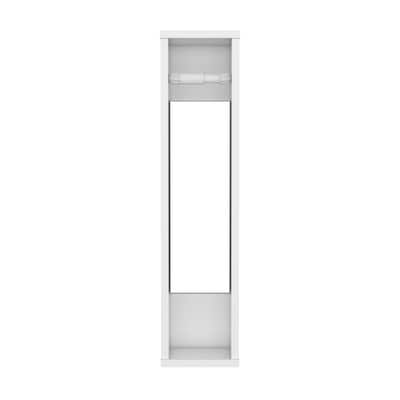 28" High Toilet Paper Holder Narrow Shelf Organizer