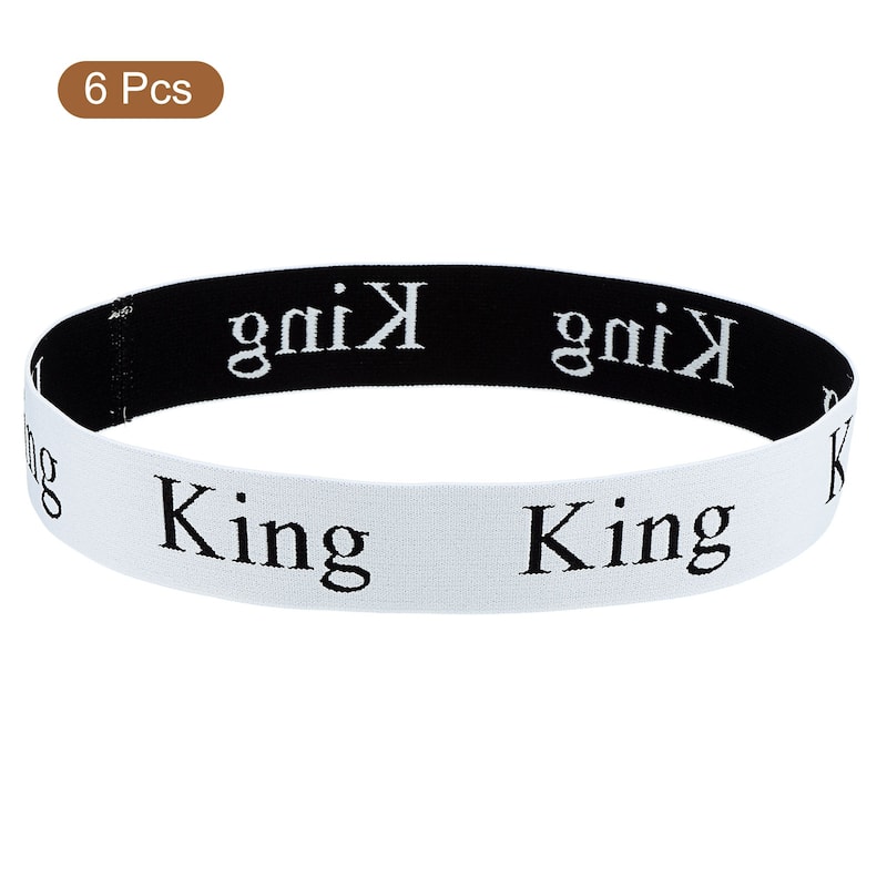 Bed Sheet Organizer Bands 325x40mm Storage Bands, White, KING - White
