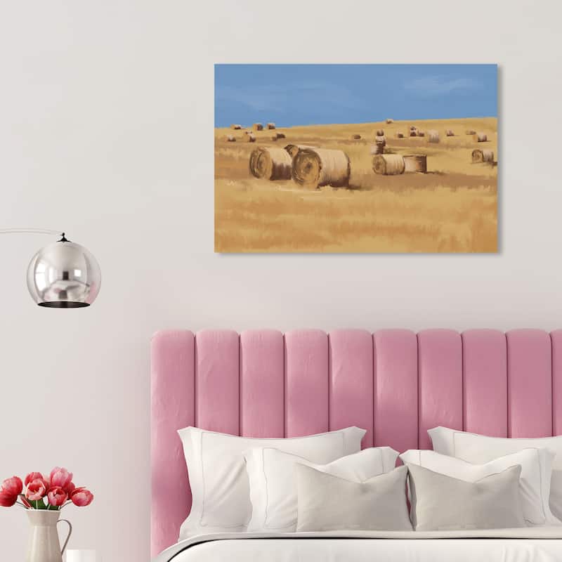 Wynwood Studio Canvas Nature and Landscape Natural Pastures Brown and Ochre Rustic Wall Art Canvas Print - 20 x 30