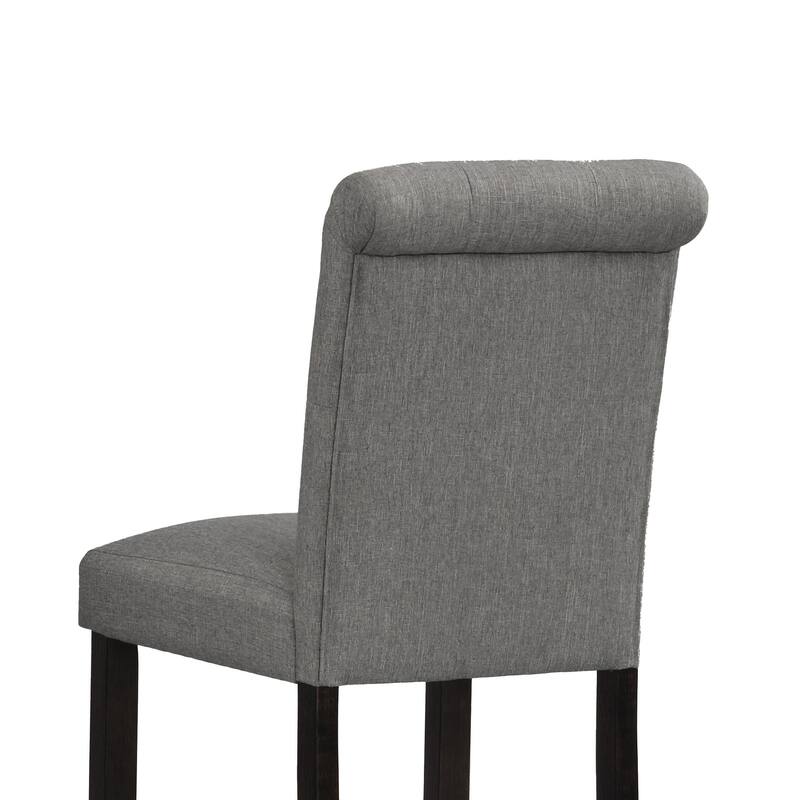 Solid Wood Tufted Asons Barstool (Set of 2)