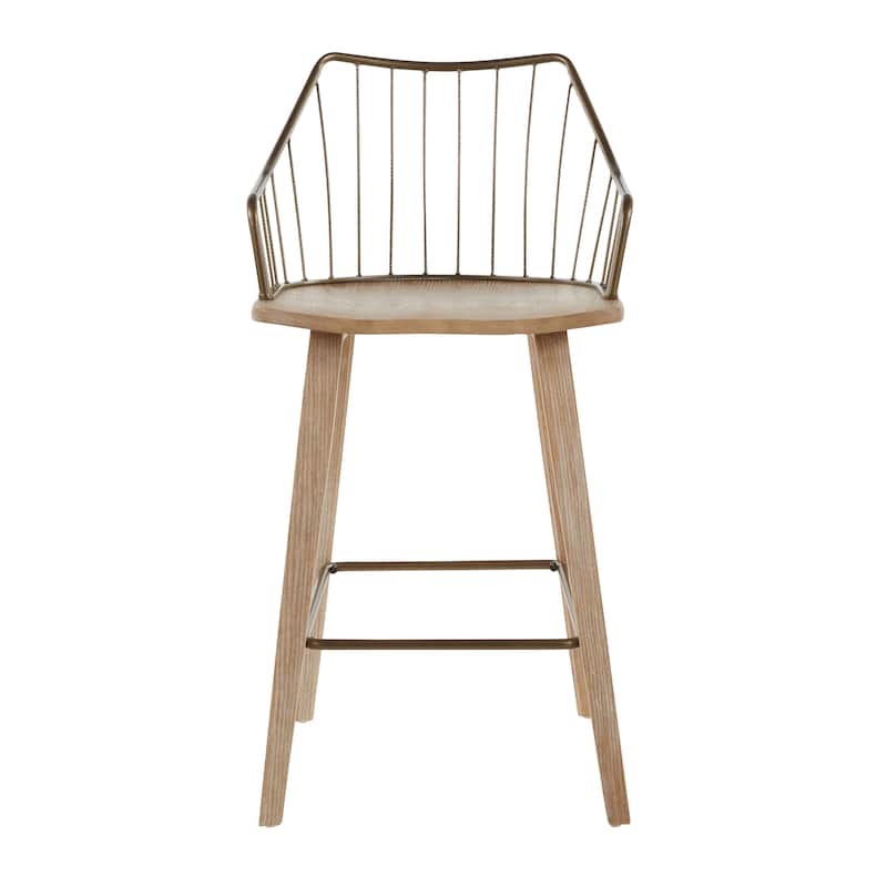 The Gray Barn Winston 26" Fixed-Height Counter Stool