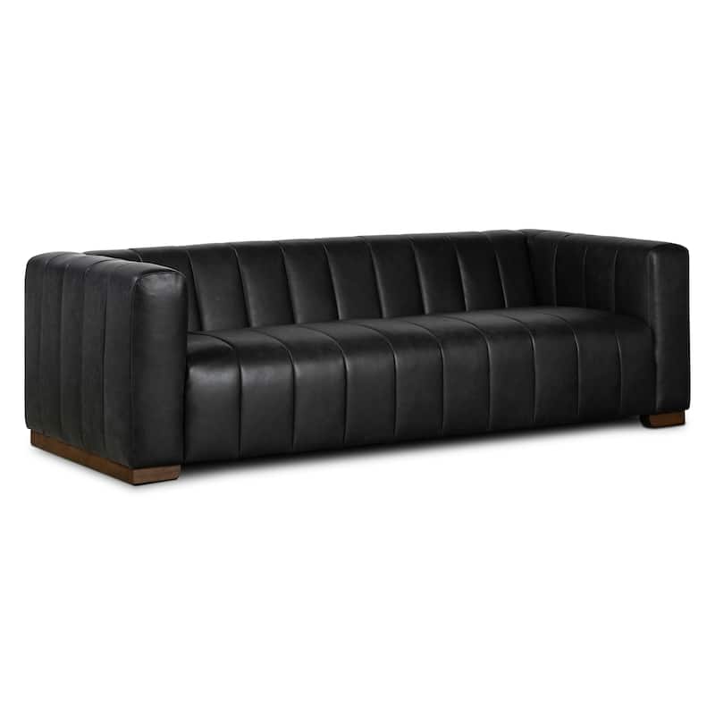 Poly & Bark Canale Sofa - Full Grain Genuine Italian Leather