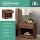 preview thumbnail 4 of 8, OS Home and Office Furniture Model 6006 One Drawer Mountain Oak Nightstand