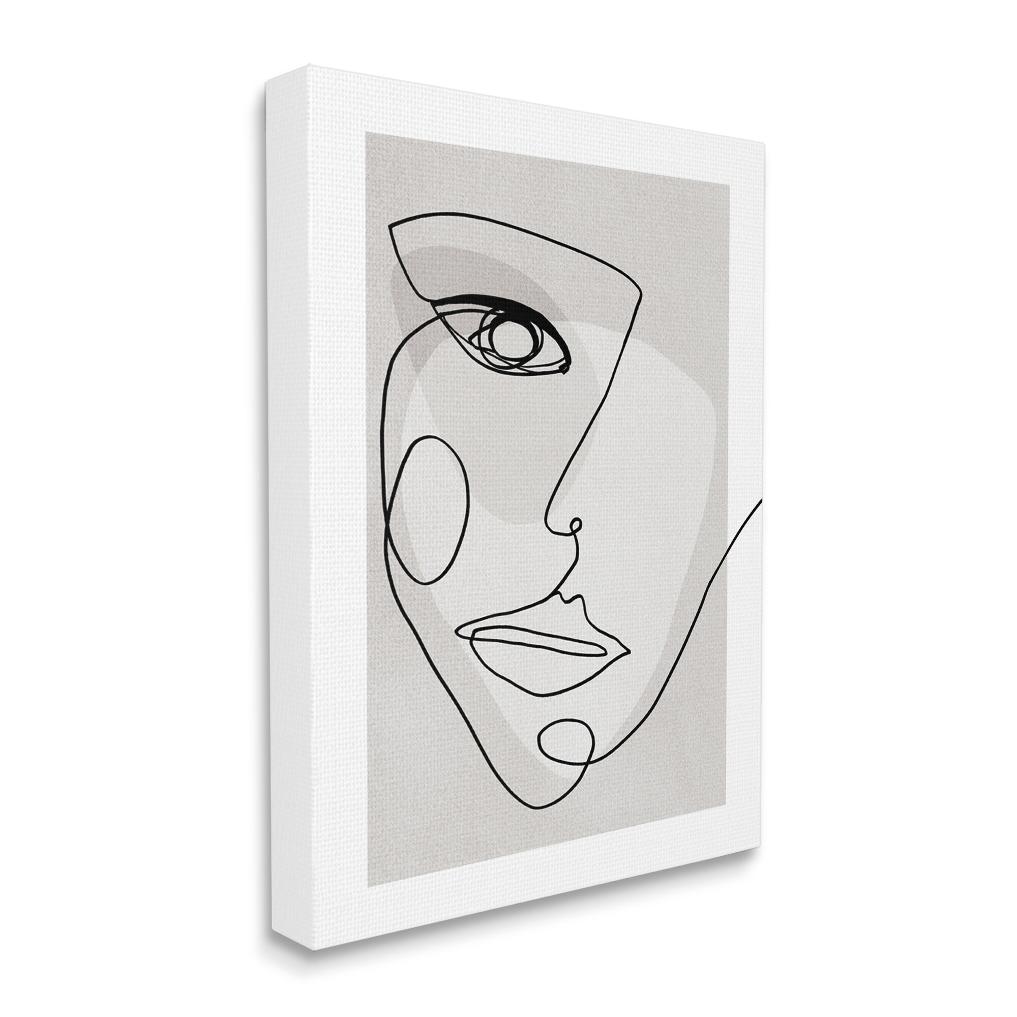 Stupell Modern Feminine Portrait Neutral Organic Lines - Picture 8 of 8