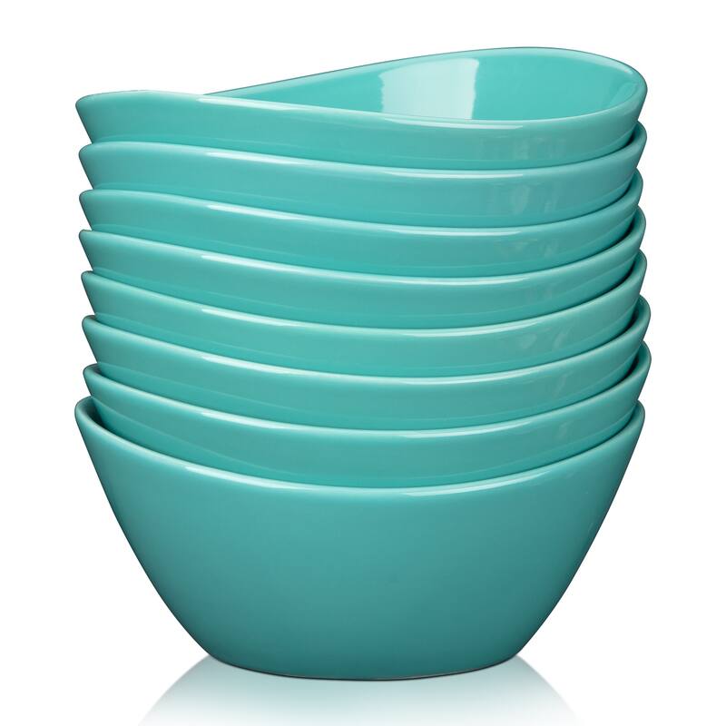 42 Ounce Porcelain Bowls Set of 4 Pack Premium White Ceramic Bowls for Cereal, Soup, Salad, Pasta