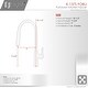 preview thumbnail 16 of 22, STYLISH Forli Single Handle Pull Down Kitchen Faucet
