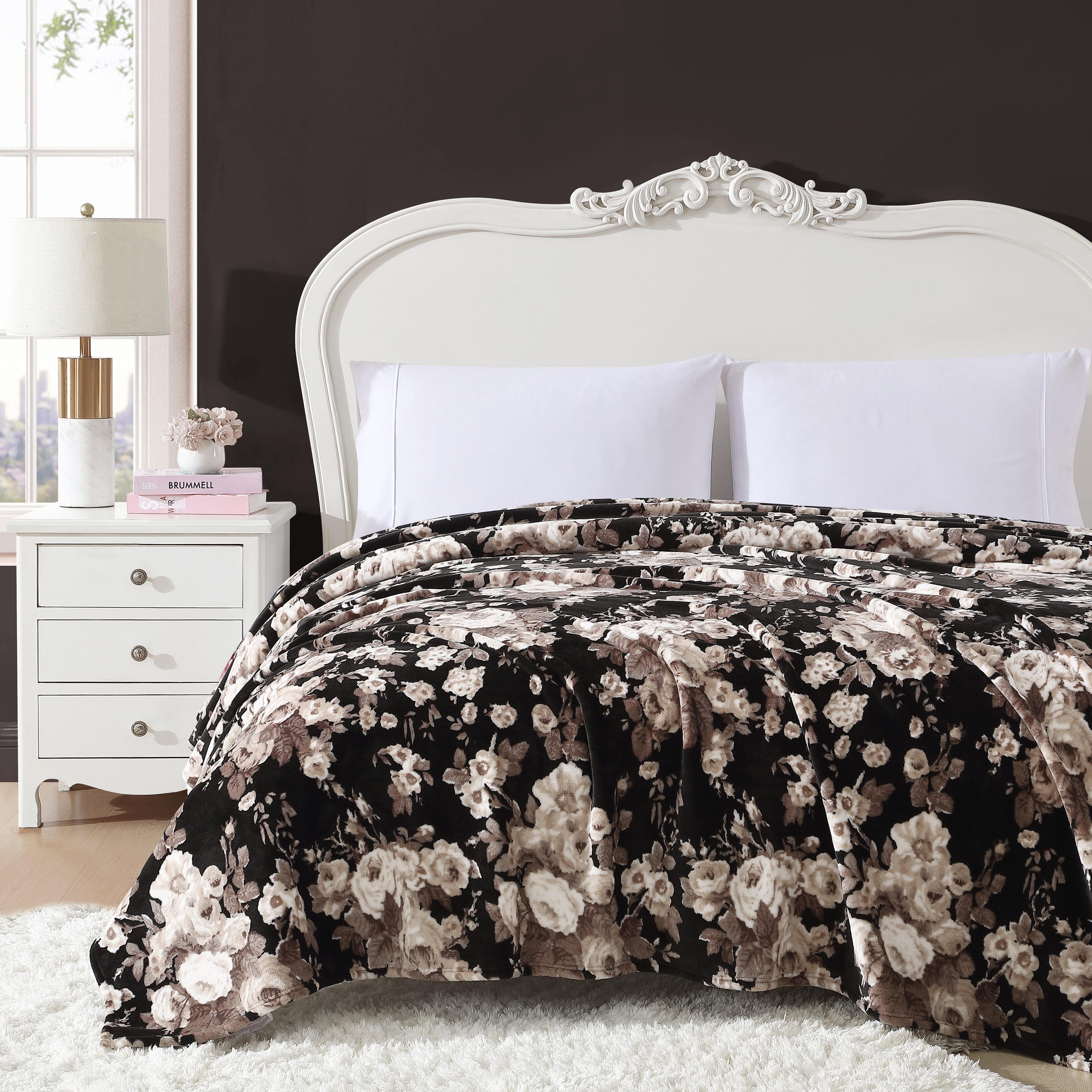 Option Vintage Floral Black