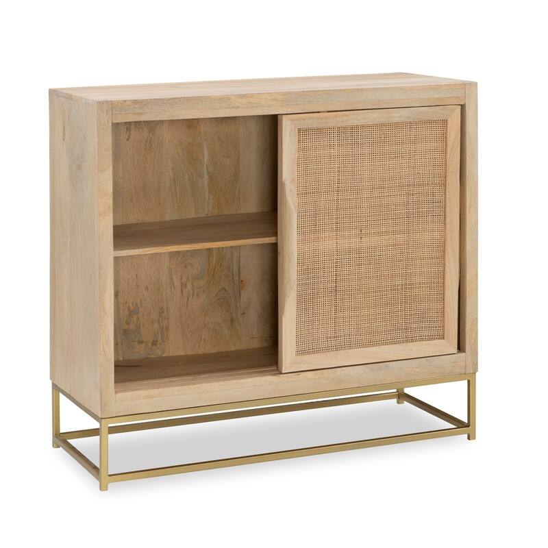 Linon Spence Sliding Door Cabinet