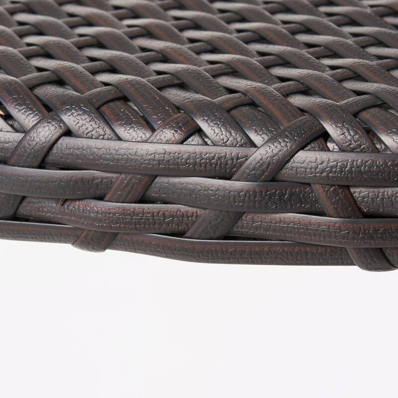 Outdoor 26" Round PE Rattan Bar Table