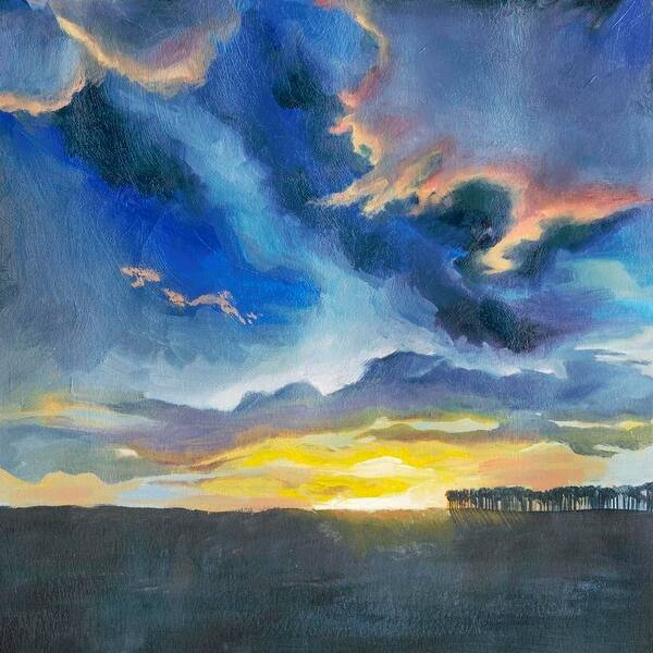 Shop Easy Art Prints Grace Popp S Vivid Sunset I Premium Canvas