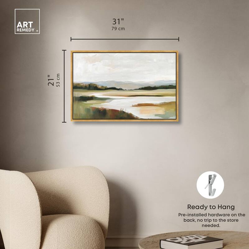 Verdant Valley Canvas by Art Remedy
