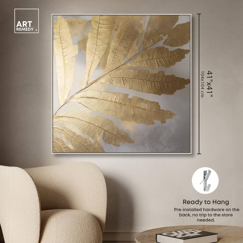 Golden Canopy (I) Canvas by Art Remedy
