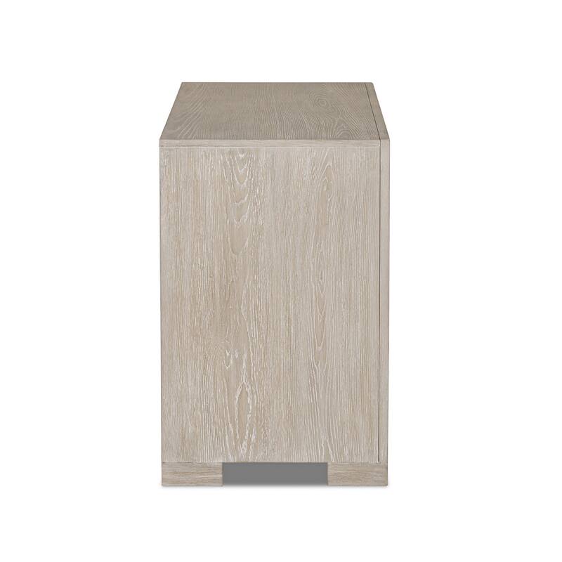 Furniture of America Durem II Modern Classic 3-Piece Solid Wood Panel Bedroom Set with 2-Drawer Oversized Nightstand