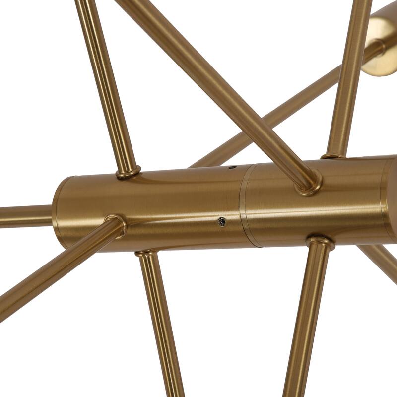 8 - Light Modern Linear Sputnik Chandelier for Dining Room