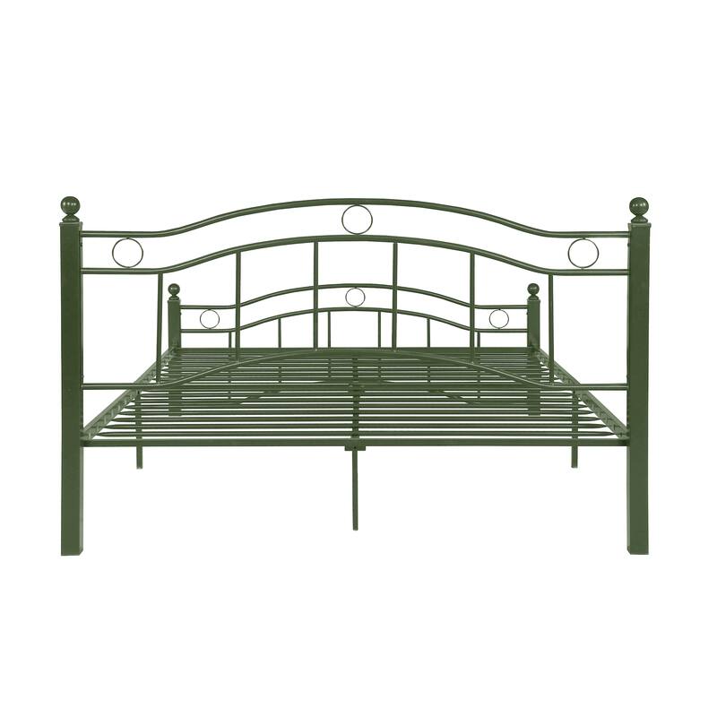 Bouvardia Contemporary Iron Bed Frame by Christopher Knight Home