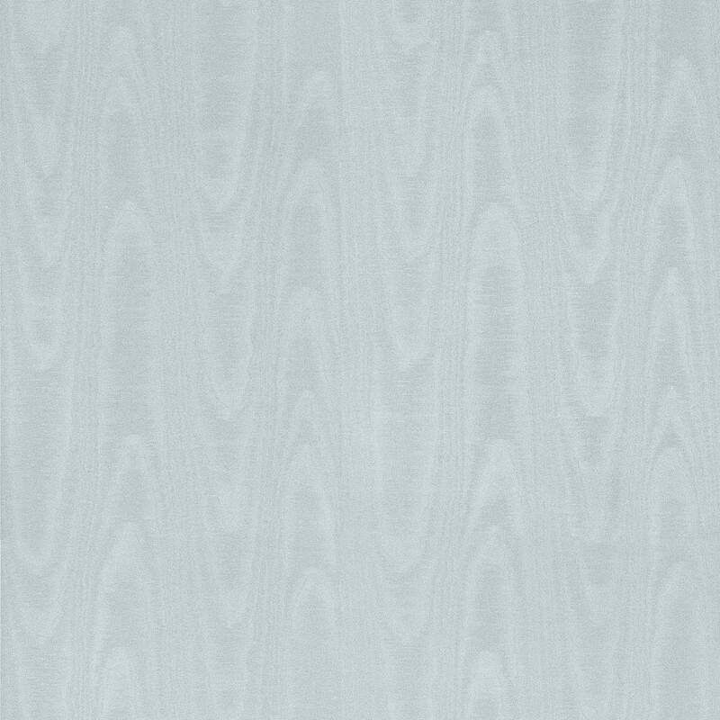 Sirpi Angelina Light Blue Moire Wallpaper - 20.9 x 396 x 0.025