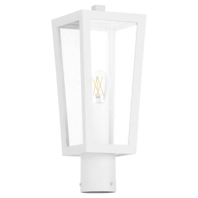 Quorum International Bravo 17" Tall Outdoor Single Head Post Light - White