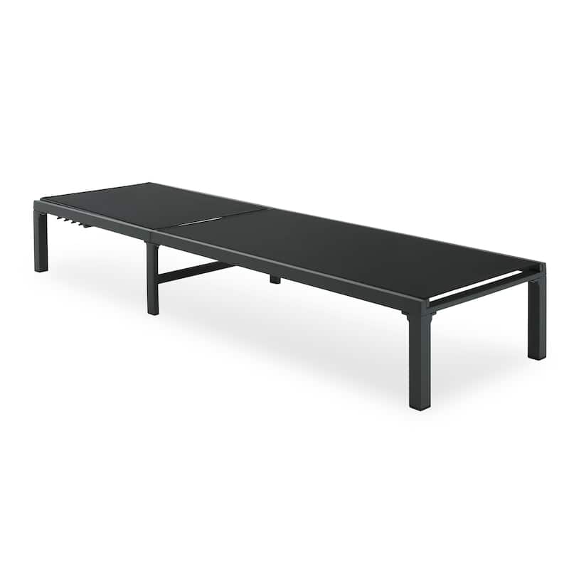 Outdoor Patio Aluminum Chaise Lounge (Set of 2)
