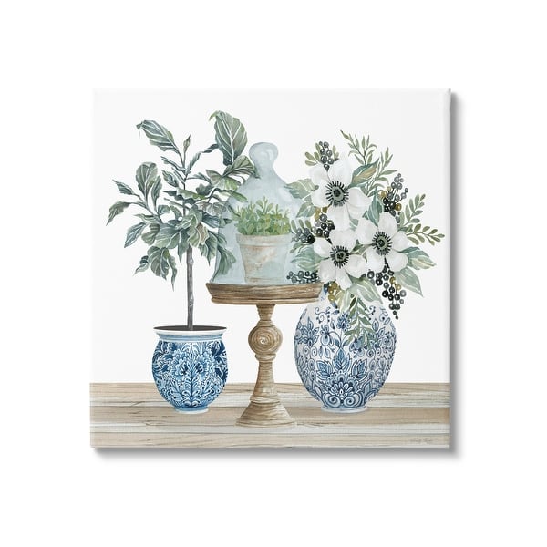 Stupell Assorted Floral Blossoms Array Canvas Wall Art by Cindy Jacobs ...