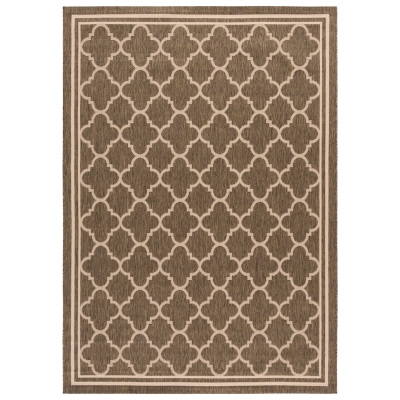SAFAVIEH Courtyard Kristelle Indoor/ Outdoor Waterproof Patio Backyard Rug