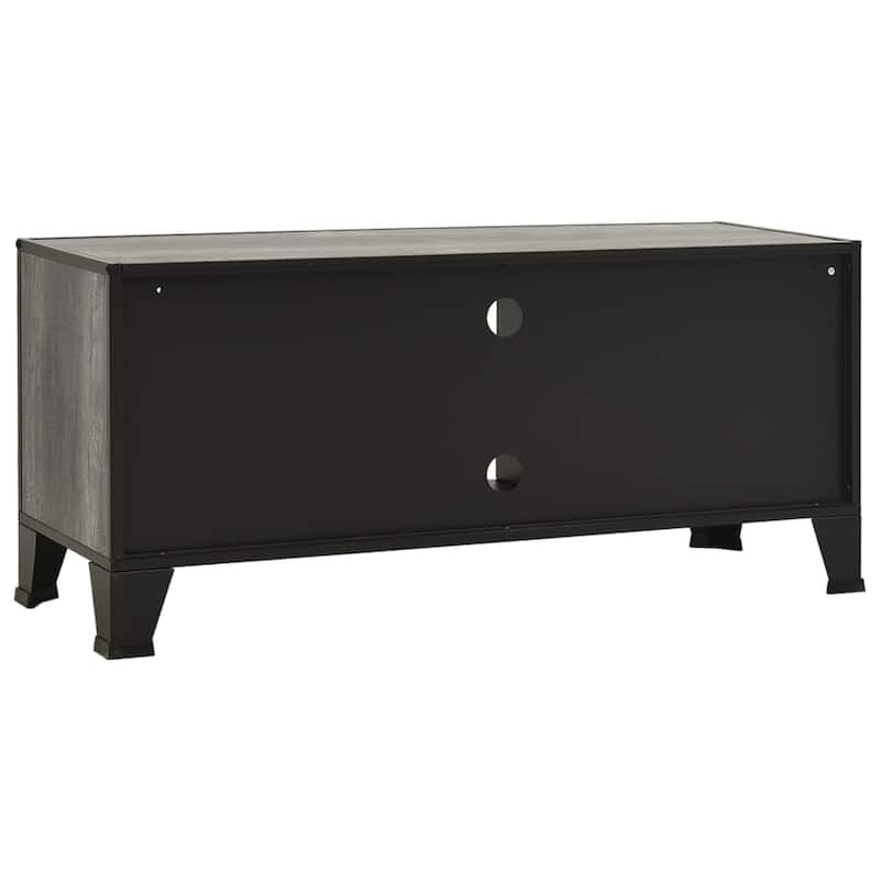 vidaXL TV Stand Media Unit Entertainment Center for Living Room Metal and MDF - 41.3" x 14.2" x 18.5"
