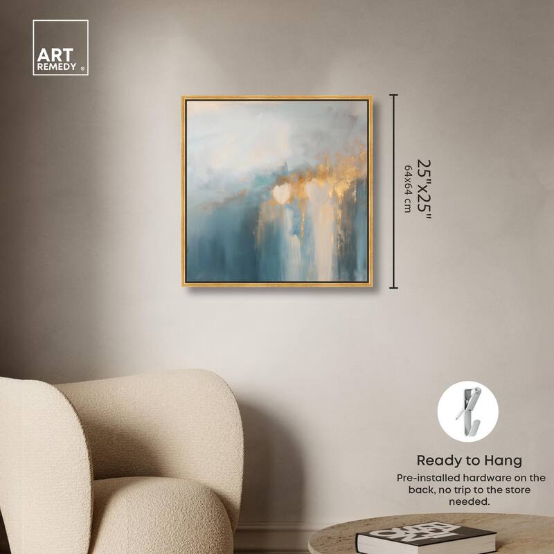 Golden Tears II Canvas by Art Remedy
