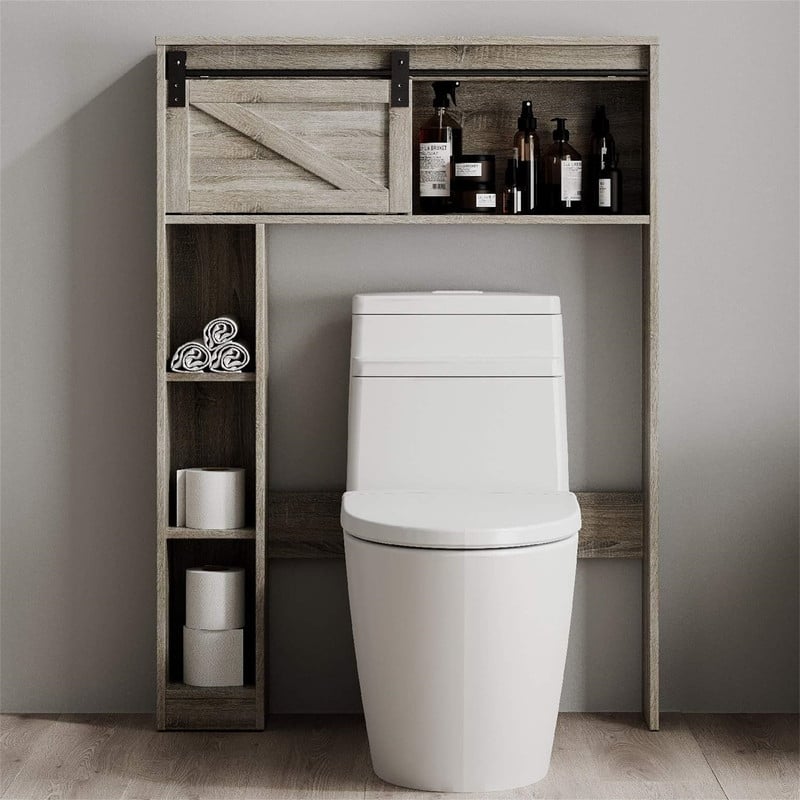 Over The Toilet Storage - 6.75"D x 33"W x 47.37"H