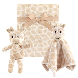 Hudson Baby Infant Plush Blanket, Security Blanket and Toy Set, Giraffe, One Size - Giraffe - One Size