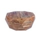 preview thumbnail 4 of 7, Bon 33 Inch Diamond Shape Acacia Wood Coffee Table With Smooth Top, Natural Brown