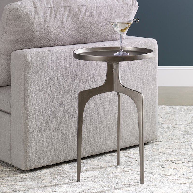 Uttermost Kenna Aluminum Accent Table
