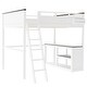 preview thumbnail 15 of 14, Queen Size Loft Bed with Desk, Open Shelf and Storage Box, USB Charging Station, Wooden Support Bed Frame, No Box Spring Needed