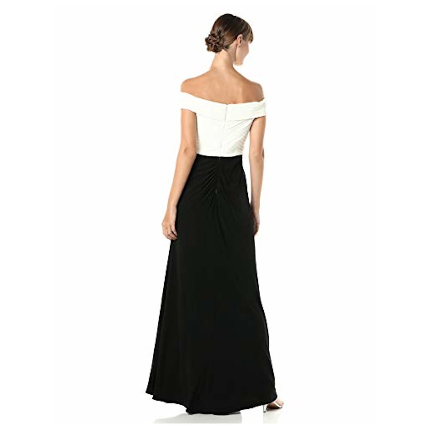 fit and flare maxi dress with sleeves