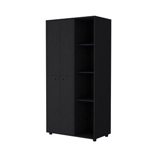 Black 1-Drawer Armoire Closet - Bed Bath & Beyond - 42383663