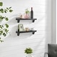 preview thumbnail 18 of 18, Danya B. 24" Floating Display Ledge Wall Shelves - Set of 2