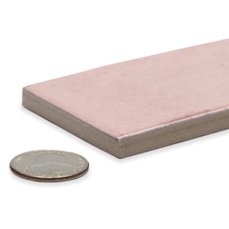 Merola Tile Tribeca Studio Tea Rose 2-3/8" x 9-5/8" Porcelain Wall Tile