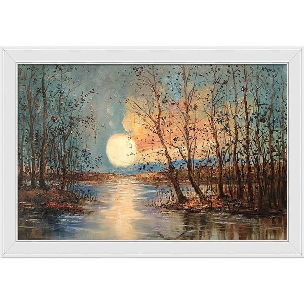 Moon (Reflections) Reproduction with Galerie White - Bed Bath & Beyond ...