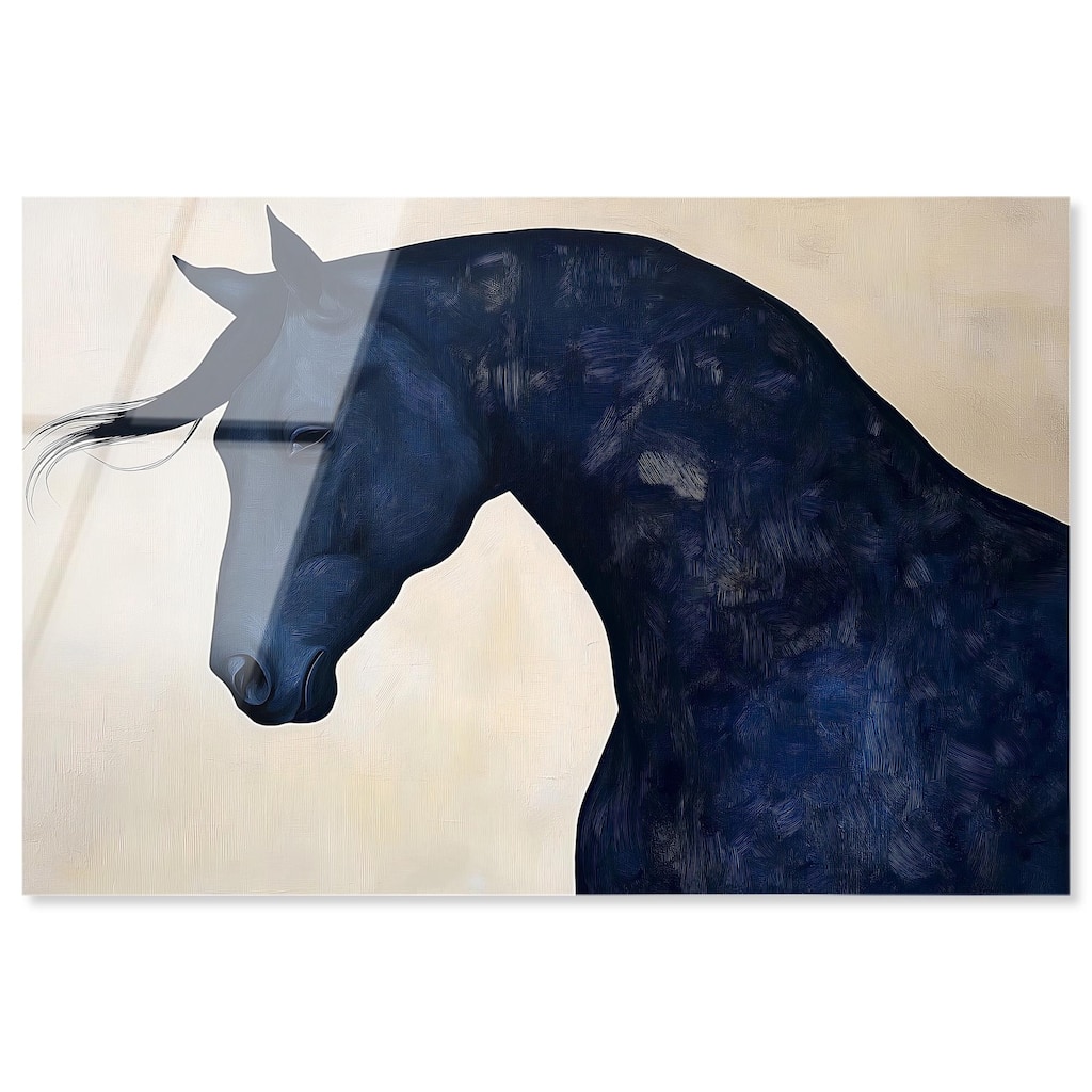 Blue Horse I Acrylic by Art Remedy, Ready to Hang