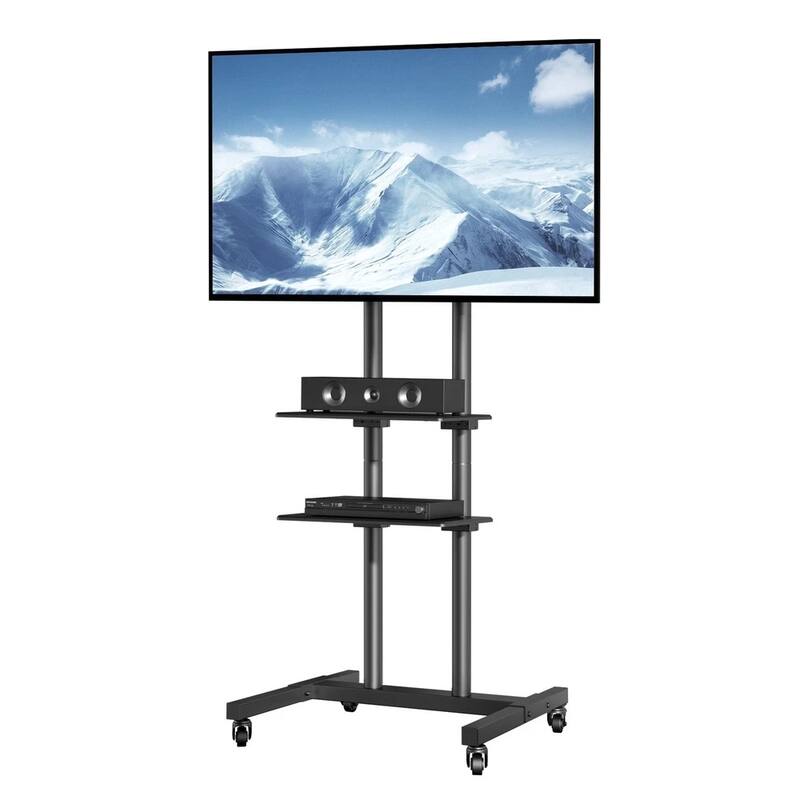 Mobile TV Stand Mount Rolling TV Cart for 32"-70" TVs Mount - 65 inches in width