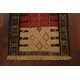 preview thumbnail 7 of 14, Geometric Kilim Shiraz Persian Tribal Area Rug Hand-woven Wool Carpet - 2'0" x 2'10"