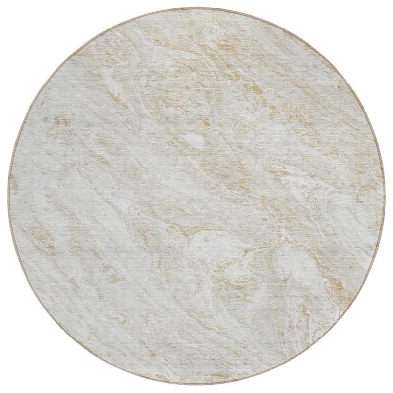 Machine Washable Indoor/ Outdoor Chantille Modern Abstract Rug