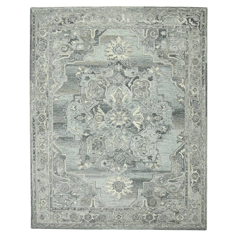 HomeRoots Oriental Transitional Rectangle Area Rug