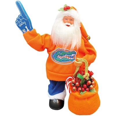 NCAA 12" Florida Animated/Musical Santa