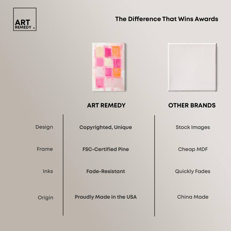 Color Squares I Canvas by Art Remedy, Gallery Wrapped