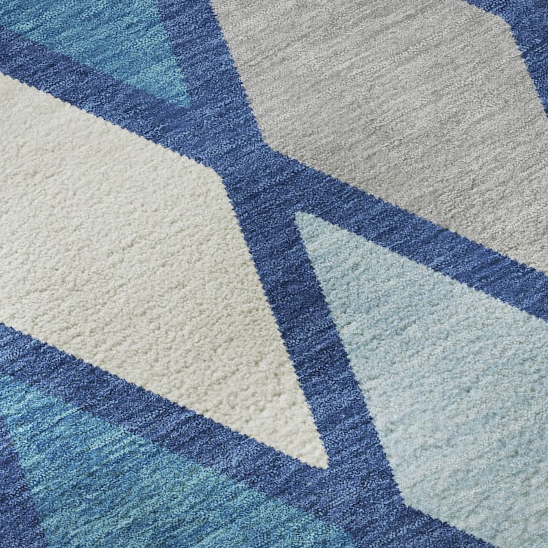 Premium Washable Super Soft Mosaic Diamonds Mayfield Rug