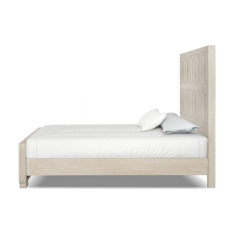 Furniture of America Durem Modern Classic 4-Piece Wood Panel Bedroom Set