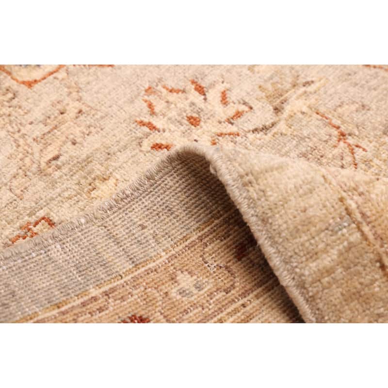 ECARPETGALLERY Hand-knotted Chobi Finest Light Grey Wool Rug - 5'2 x 7'0