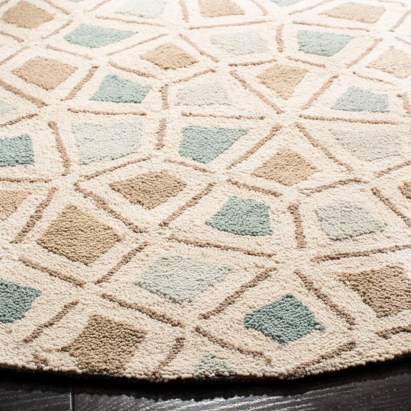 Martha Stewart by SAFAVIEH, Spring Wheel Mosaic Cotton Rug