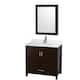 Option Espresso, Chrome Trim, Giotto Quartz Top