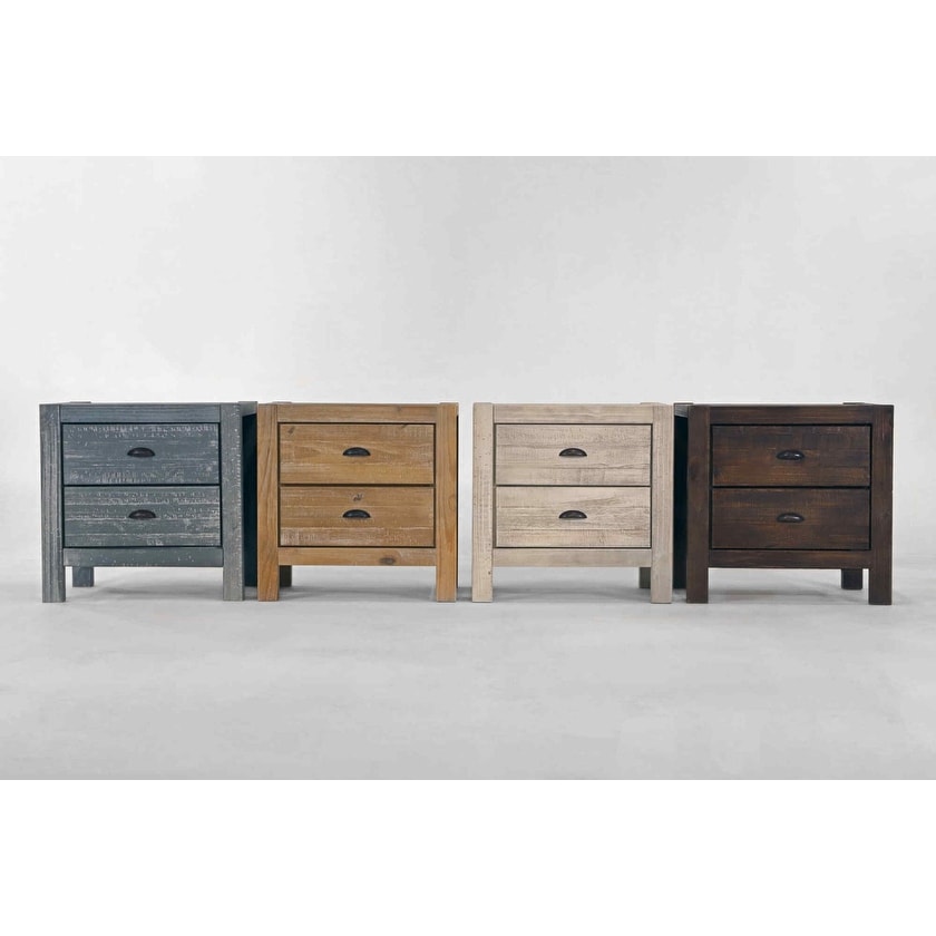 Montauk Solid Wood 2 drawer Nightstand On Sale Bed Bath