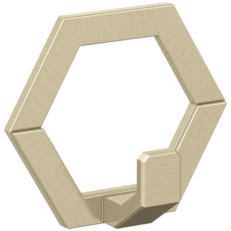 Amerock HBX37015 Prismo Single Robe Hook - Golden Champagne